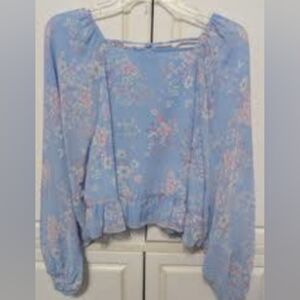 Coquette Girl Style Flowy Backless Top